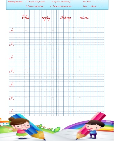 25 Mẫu chữ viết hoa 25 li