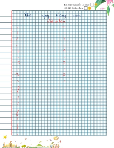 Luyện chữ thường và chữ hoa cỡ nhỏ